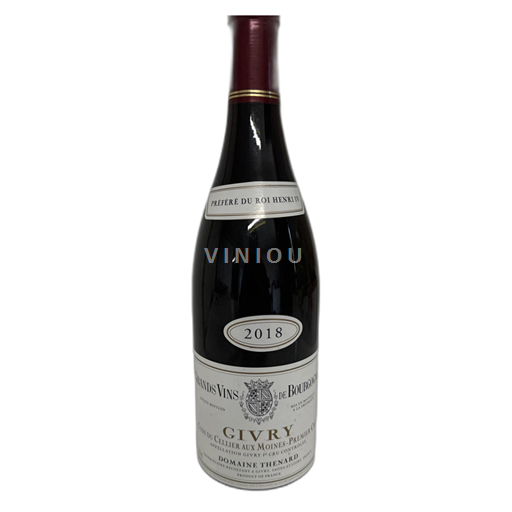 Borgonha Givry Domaine Thenard Clos du Cellier aux Moines 2018