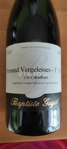Bourgogne Pernand-Vergelesses Premier Cru Baptiste Guyot 2021