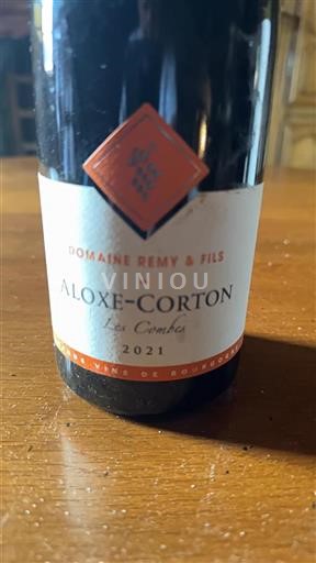 Vin Rouge sec Les Combes Domaine Remy & Fils 2021 France Bourgogne Aloxe-Corton AOC