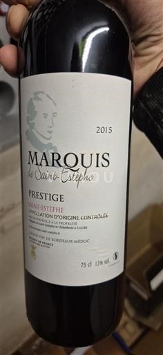 Bordeaux Saint-Estèphe Marquis de Saint-Estèphe Prestige 2015