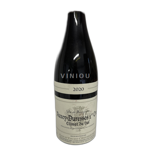 Bourgogne Auxey-Duresses Alain et Vincent Creusefond Climat du Val 2020