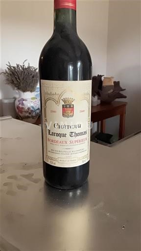 Bordéus Bordeaux Superior Château Laroque Thomas 2000
