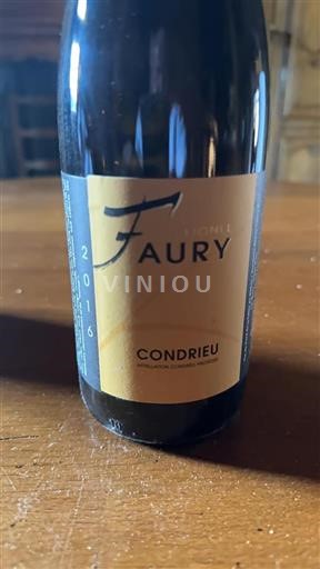 Rona dolina Condrieu Lionel Faury 2016