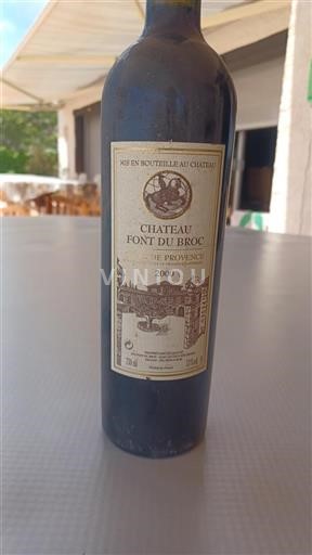 Provence Côtes-de-Provence Château Font du Broc 2000
