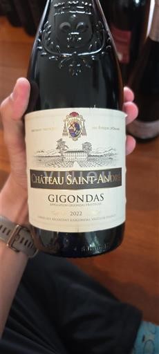 Valle del Ródano Gigondas Château Saint André 2022