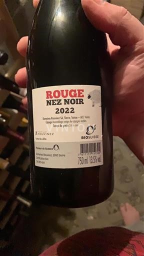 Valais Ospecificerad Domaine S Rouvinez Rouge Nez Noir 2022