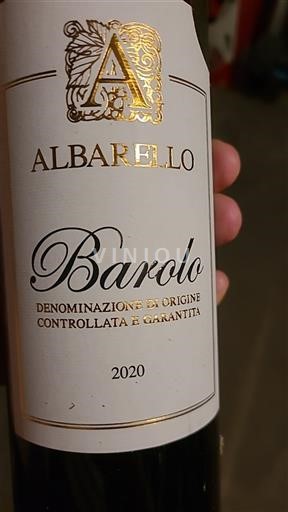 Piemonte Barolo Albarello 2020