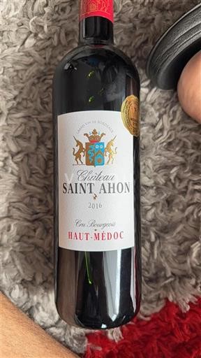 Bordeaux Haut-Médoc Cru Bourgeois Saint Ahon 2016