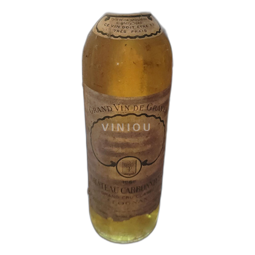 Bordeaux Pessac-Léognan Château Carbonnieux 1966