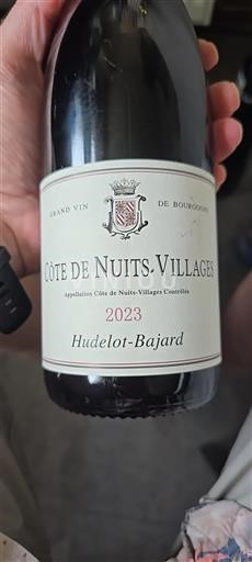Borgoña Côte de Nuits Villages Hudelot-Bajard 2023