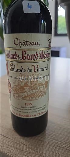 Burdeos Lalande-de-Pomerol Château Sabladil du Grand Moine 1999