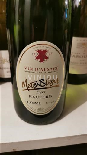Alsace Grand Cru Metz Bleger Pinot Gris 2022