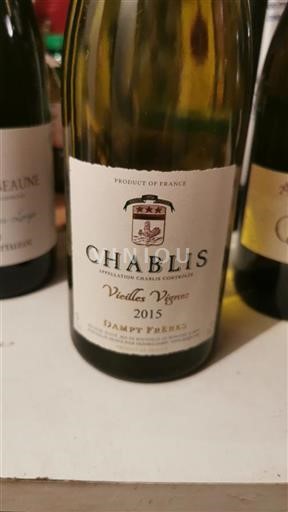 Burgund Chablis Domaine Dampt Frères Vieilles Vignes 2015