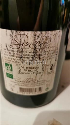 Loiretal Sancerre Vignoble Dauny 2013