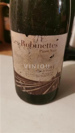 Vin Rouge sec Pinot Noir Les Robinettes 2014 France Vallée de la Loire AOC