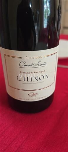 Loire Valley Chinon Domaine Puy Rigault Sélection Clément Martin 2020