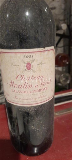 Bordeaux Lalande-de-Pomerol Château Moulin à Vent 1989