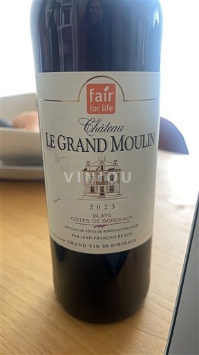 Bordeaux Blaye-côtes-de-bordeaux Château Le Grand Moulin 2023