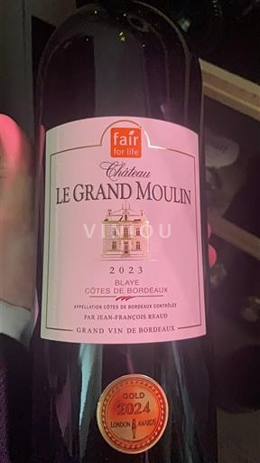 Bordeaux Blaye-côtes-de-bordeaux Château Le Grand Moulin 2023