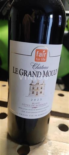 Bordéus Blaye-Côtes-de-Bordéus Château Le Grand Moulin 2023