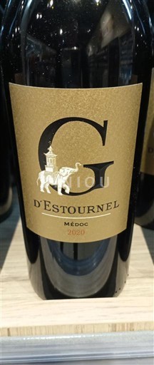 Bordeaux Médoc Cos Estournel G d'Estournel 2020