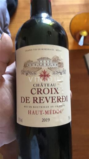 Bordeaux Haut-Médoc Château Croix de Reverdi 2019