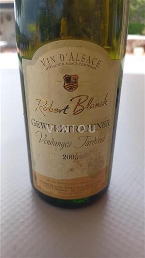 Alsace Vendanges Tardives Robert Blanck Vendanges Tardives 2005