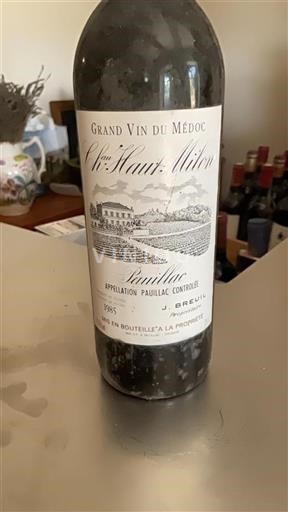 Bordeaux Pauillac Château Haut-Milon 1985