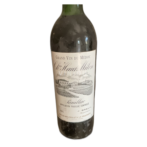 Bordeaux Pauillac Château Haut-Milon 1985