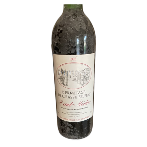 Bordeaux Haut-Médoc Château Chasse-Spleen L'Ermitage de Chasse-Spleen 1993