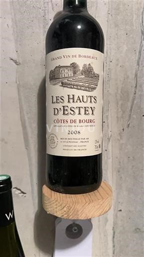 Bordeaux Côtes-de-bourg Les Hauts Estey 2008