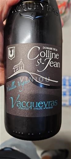 Rhônen laakso Vacqueyras Domaine La Colline Saint-Jean Vieilles Vignes 2019