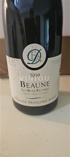 Borgoña Beaune Domaine Françoise André Les Bons Feuvres 2019