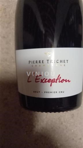 Champaña Champán Premier Cru Pierre Trichet L'Exception 2015