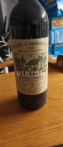 Bordeaux Pessac-Léognan Grand Cru Château Carbonnieux 1996