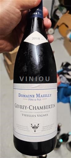 Borgogna Gevrey-Chambertin Domaine Mazilly Père & Fils Vieilles Vignes 2018