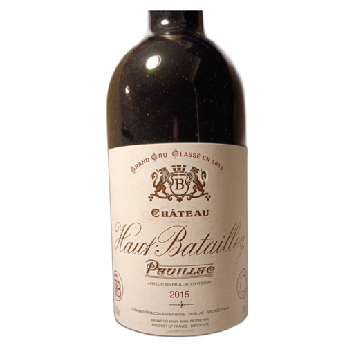Bordeaux Pauillac Haut Batailley 2015
