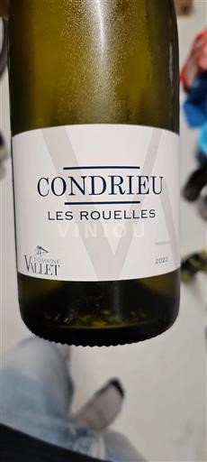 Thung lũng Rhône Condrieu Domaine Vallet Les Rouelles 2022