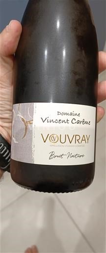 Loiredalen Vouvray Domaine Vincent Carême Brut Nature Icke årgångsbetecknad