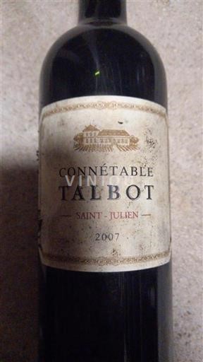 Bordeaux Saint-Julien Château Talbot Connétable 2007