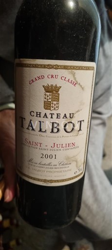 Bordeaux Saint-Julien Grand Cru Château Talbot 2001