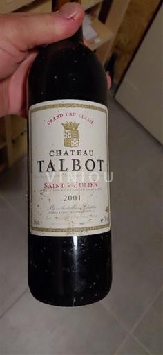 Bordeaux Saint-Julien Grand Cru Château Talbot 2001