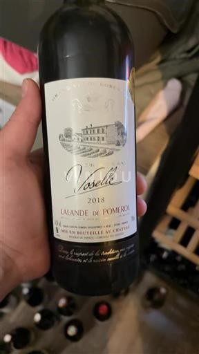 Bordeaux Lalande-de-pomerol Château Voseille 2018