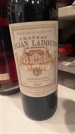 Burdeos Saint-Estèphe Château Lilian Ladouys 2001