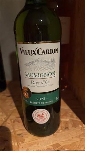 Languedoc a Roussillon Pays d'Oc Vieux Carion 2023