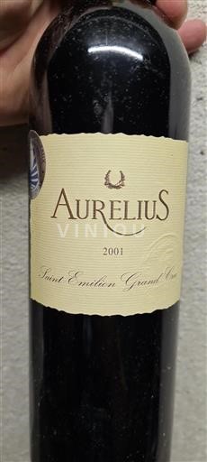 Bordeaux Saint-Émilion Grand Cru Grand Cru Aurelius 2001