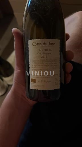 Jura Côtes-du-Jura Anne et Jean-François Ganevat Les Cedres 2018