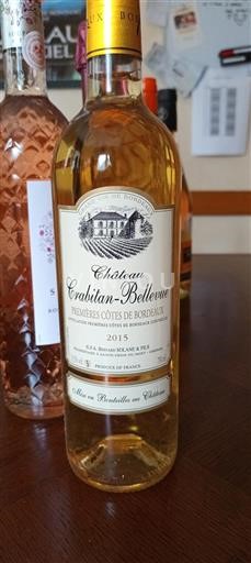 Bordeaux Premières Côtes de Bordeaux Château Crabitan-Bellevue 2015