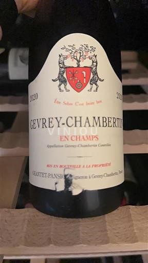 Borgoña Gevrey-Chambertin Geantet-Pansiot En Champs 2020