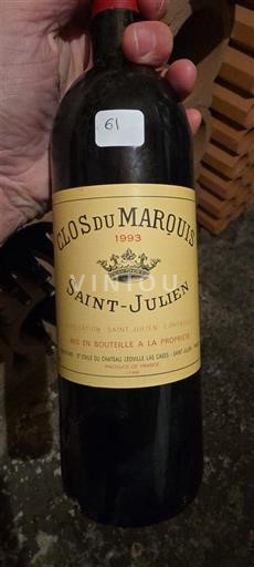 Bordéus Saint-Julien Clos du Marquis 1993